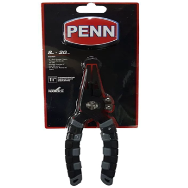 Los alicates paralelos PENN® proporcionan dureza en un paquete ergonómico y resistente a la corrosión ideales para la pesca.