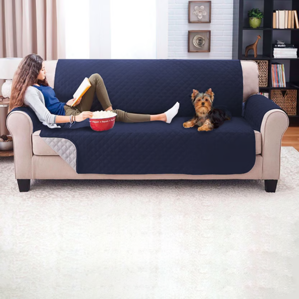 Protector de sofá para cuidar tus muebles de la suciedad, polvo, derrames, manchas y pelo de mascotas. Perfecto para hogares con mascotas y niños.